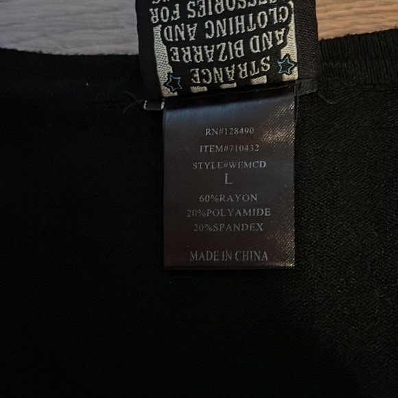 Too Fast Sugar Skull Cardigan Size L - Picture 3 of 7